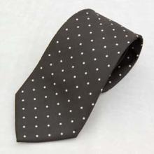 Tie- White Spots On Black
