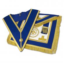 Craft Provincial Full dress Apron & Collar (incl.  Badge) - Imitation Lambskin