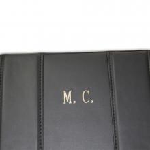 Gilt Embossed  Initials On Case