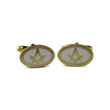 Craft Cuff Links - White enamel