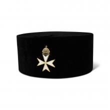 K.m.  Cap With Priors Cross Badge