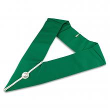Allied Degree District Collar Green With Silver B/braid