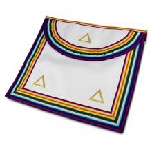 Ram Grand Officers Apron Lambskin Pocket Gilt Triangles