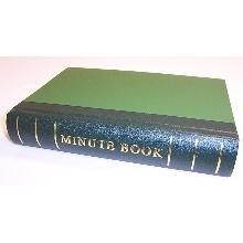 Minute Book 250pp Green Binding
