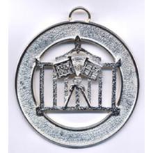 Allied Masonic Degrees Officer Collar Jewel Silverplated (without Name)